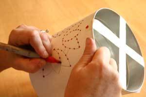 Tin Candle Holder Step 1