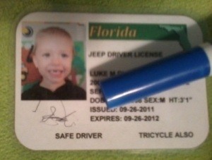 Finished license front.