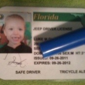 Finished license front.