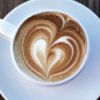 Cappuccino foam heart.