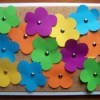 Finished flower card.