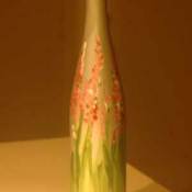 Painted Wine Bottle