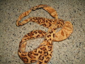 measured length of ribbon.