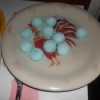 Coloured Sugar Cubes, in light blue.