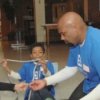 Man Volunteering With Children