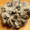 Fluffed and finished flower.