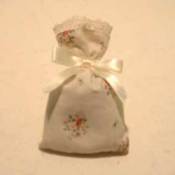 A sachet for holding lavender.