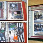 Scrapbook pages showing a fun summer.