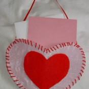 A fused plastic heart for Valentine's Day