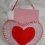 A fused plastic heart for Valentine's Day