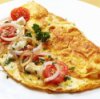 Photo of an omelet.