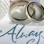 Two wedding rings.