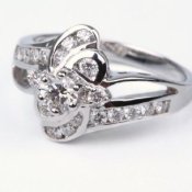 comtemperary wedding ring