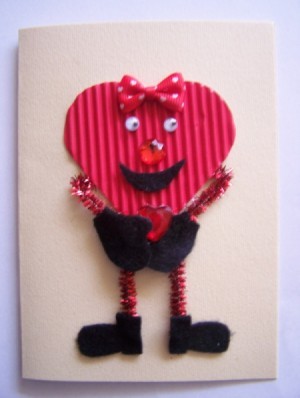 Cpmpleted card.