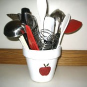 Apple Kitchen Utensil Holder