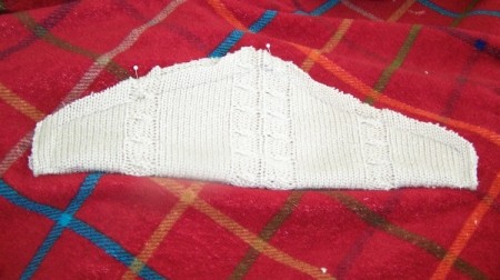 Sweater Covered Hanger Pins