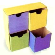 cardboard do-dad drawers