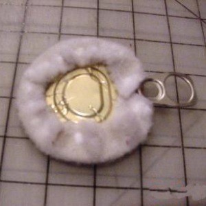 Tin Can Lid Ornament Padding