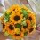 Bouquet of sunflowers.