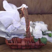 Bridesmaids gift basket.