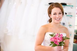 selecting a wedding dress