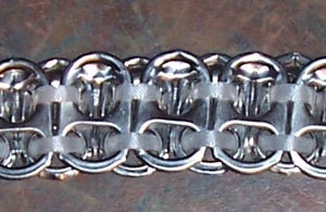 Closeup of poptab necklace