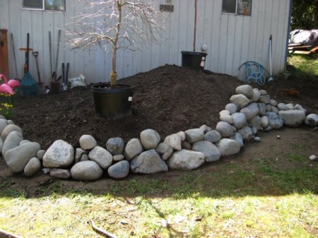 Garden Bed Rockery