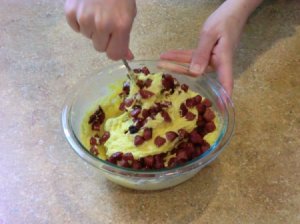 Add Hot Dogs to Batter