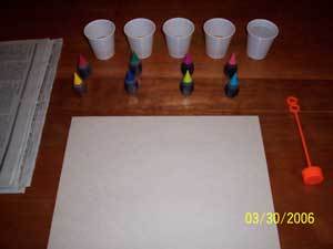 Bubble Art Supplies