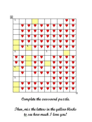 Making Crossword Puzzles on If Using Your Own Crossword Puzzle  Print The Puzzle On A Sheet Of