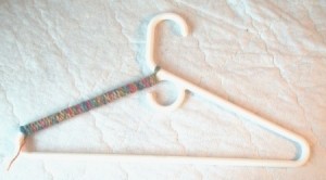 Crocheted Chain - Clothes Hanger