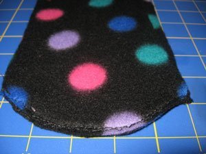 Heel seam, sewing bottom to back.