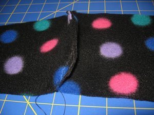 Toe seam.