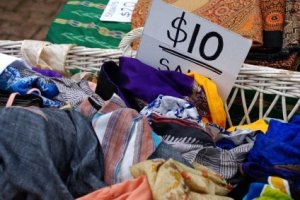 Ten Dollar Clothing Sale Bin