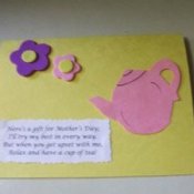 Mother's Day Teapot Card
