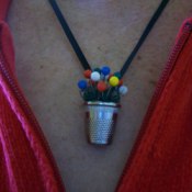 Thimble Necklace