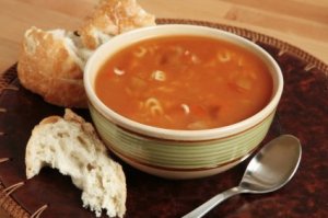 Bowl of Soup With Bread