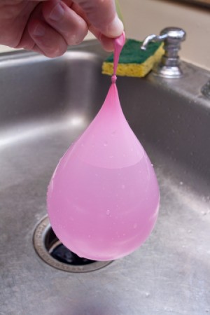 Filled and Tied Balloon