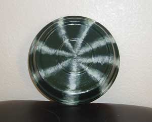 Back of saucer.