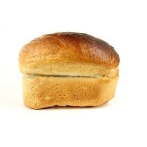 Homemade Bread on White Background