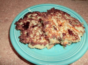 Quinoa Burgers on a plate.