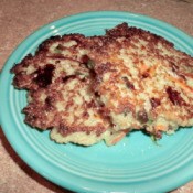Quinoa Burgers on a plate.