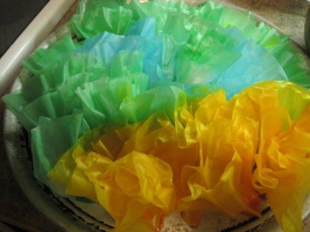 Dyed Filters for Wreath