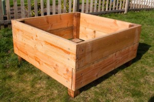 One Completed Garden Bed