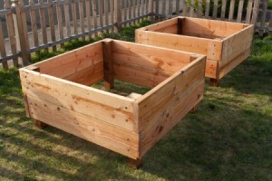 Two Completed Garden Beds
