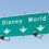 Disneyworld Highway Sign