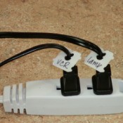 Bread tie cord markers