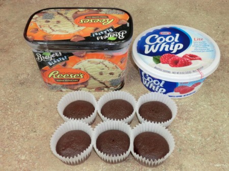 Muffin Tin Ice Cream Cakes Ingredients 