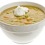 Split Pea Soup in White Bowl