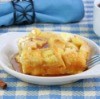 French Toast on Blue Checked Table Cloth
